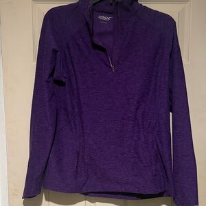 Women's Purple Quarter-Zip Pullover